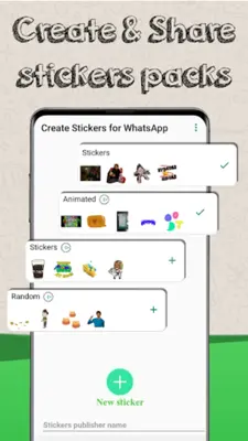 Create Stickers for WhatsApp android App screenshot 0